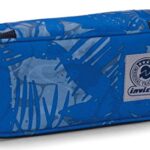 Bustina Round Plus Invicta Twist Leaves Blu Scomparto Attrezzato Per Penne Round Plus Leaves Twist Poliestere 0