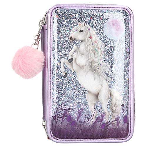 Depesche 10770 Astuccio Con 3 Cerniere E Matite Lyra Miss Melody Colore Lilla Ca 75 X 13 X 20 Cm 0