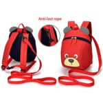 Mcuilee Zainetto Per Bambini Asilo Bimbi Piccolo Borsa Materna Cane Orso Animal Guinzaglio Imbracatura Blu Navy 0 4