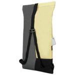 Zaino Sacca Grigiogiallo Con Parte Superiore Arrotolabile Johnny Urbanoskar Borsa Sportiva Uomo E Donna Fatta Di Bottiglie Di Plastica Riciclate Zainetto Pieghevole Idrorepellente Da Palestra 0 2