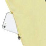 Zaino Sacca Grigiogiallo Con Parte Superiore Arrotolabile Johnny Urbanoskar Borsa Sportiva Uomo E Donna Fatta Di Bottiglie Di Plastica Riciclate Zainetto Pieghevole Idrorepellente Da Palestra 0 3