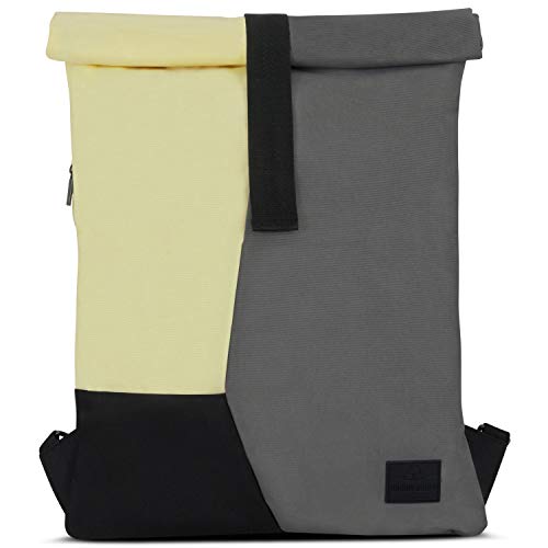 Zaino Sacca Grigiogiallo Con Parte Superiore Arrotolabile Johnny Urbanoskar Borsa Sportiva Uomo E Donna Fatta Di Bottiglie Di Plastica Riciclate Zainetto Pieghevole Idrorepellente Da Palestra 0 Zaino Sacca Grigiogiallo Con Parte Superiore Arrotolabile Johnny Urbanoskar Borsa Sportiva Uomo E Donna Fatta Di Bottiglie Di Plastica Riciclate Zainetto Pieghevole Idrorepellente Da Palestra 0