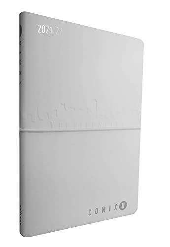 Agenda 2021 2022 Comix Yourself Younivercity 13 Mesi Settimanale Weekly Con Elastico Misure 125x18 Colore Bianco 0