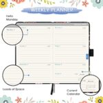 Agenda 20212022 Pianificatore Settimanale A6 Corre Da Luglio 2021 A Giugno 2022 Copertina Rigida Rilegatura Elastica 2 Segni Di Libro 0 1