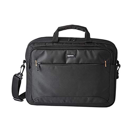 Amazon Basics Borsa Compatta Per Computer Portatile Con Tasche Per Accessori 156 Pollici 40 Cm Nera Confezione Da 1 0