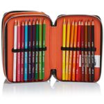 Astuccio 3 Scomparti Nerf Nation Unica Nero E Arancione Portapenne Con Contenuto Per La Scuola 0 5