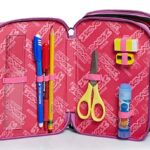 Astuccio 3 Scomparti Seven Fluffy Roses Grigio Completo Di Matite Penne Pennarelli 0 1