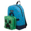 Bioworld Merchandising Lunch Box Minecraft Zaino Per Bambini 40 Cm Blu 0