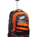 Big Trolley Nerf Nerf Nation Unica Nero E Arancione Spallacci Uso Zaino Scuola Viaggio 0 0