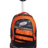 Big Trolley Nerf Nerf Nation Unica Nero E Arancione Spallacci Uso Zaino Scuola Viaggio 0
