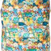 Bioworld Pokemon All Over Characters Print Backpack Zaino Casual 45 Cm 15 Liters Multicolore Multicolour 0