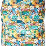 Bioworld Pokemon All Over Characters Print Backpack Zaino Casual 45 Cm 15 Liters Multicolore Multicolour 0