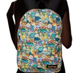 Bioworld Pokemon All Over Characters Print Backpack Zaino Casual 45 Cm 15 Liters Multicolore Multicolour 0 4