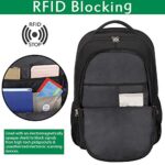 Della Gao Zaino Uomo Zaino Per Pc Portatile Zaino Porta Pc 15617 Pollici Zaino Antifurto Impermeabile Zaino Lavoro Con Fessura Usb Zaino Pc Per Universita Scuola Viaggio Nero 0 3