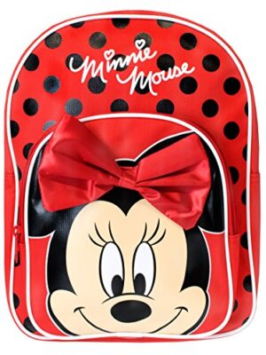 Disney Zaino Di Minnie Per Bambine Minnie Mouse Rosso 0