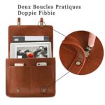 Ecosusi 156 Pollici Laptop Borsa Grande Messenger In Pelle Pu Vintage Borsa A Tracolla Per Donna 0 4