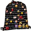 Emoji Talk Coulisse Sacchetto Di Scuola Gym Bag 0