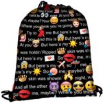 Emoji Talk Coulisse Sacchetto Di Scuola Gym Bag 0