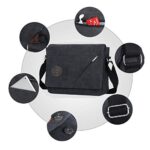 Eshow Borsa A Tracolla Da Uomo Di Tela Messenger Stile Retroper Luso Quotidiano Della Scuola Outdoor Trekking 0 3