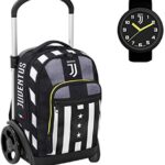 Fc Juventus Schoolpack Trolley Sganciabile Tyre Seven Winner Forever Piu Astuccio 3 Zip Completo Di Cancelleria Con Orologio Ufficiale Juventus In Omaggio 0 0