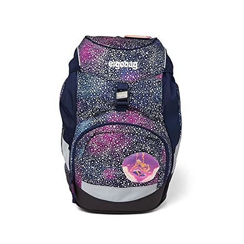 Fond Of Zaino Scuola Elementare Ergobag Prime Ergonomico Barlaxy Viola E Argento 0