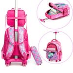 Htgroce Zaino Per Bambina Zaino Magico Reversibile Con Paillettes Borsa Per Ragazzi Zaino Per Scuola Per Bambini Zaino Per Bambini Zaino Con Ruote Zaino Per Scuola Con Scatola Da Pranzo Unicorno Verde 0 2