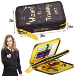 Harry Potter Astuccio Scuola Materiale Scolastico Back To School Portapenne 3 Scomparti Matite Colorate Penne E Set Completo Accessori Astucci Kawaii Per Elementare E Media Regalo Originale 0 3