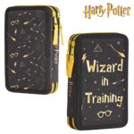 Harry Potter Astuccio Scuola Materiale Scolastico Back To School Portapenne 3 Scomparti Matite Colorate Penne E Set Completo Accessori Astucci Kawaii Per Elementare E Media Regalo Originale 0 5