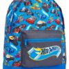 Hot Wheels Zaino Scuola Elementare Bimbo Blu Stampa Macchinine Hotwheels Zainetto Scolastico Bambino Grande Capacita Per Asilo Nido Scuola Materna Elementari Viaggio Idee Regalo Ragazzo Maschio 0