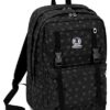 Invicta Zaino Duffy Triangle Nero 30 Lt Doppio Scomparto Tasca Porta Laptop Fino A 15 Scuola Tempo Libero 45 Cm 0