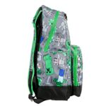 Jinx Minecraft 17 Overworld All Over Grigio Zaino 0 1