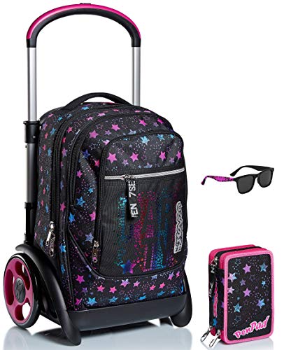 Kit Scuola Trolley Tyre Seven Astuccio Pen Pad Occhiale Da Sole Dance Party 0