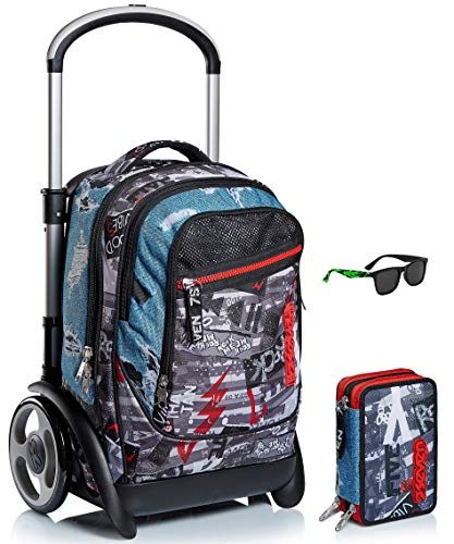 Kit Scuola Trolley Tyre Seven Astuccio Occhiale Da Sole Urban Rock 0 Kit Scuola Trolley Tyre Seven Astuccio Occhiale Da Sole Urban Rock 0