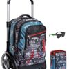 Kit Scuola Trolley Tyre Seven Astuccio Pen Pad Occhiale Da Sole Urban Rock 0
