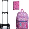 Kit Scuola Zaino Seven Outsize Trolley Carrello Porta Zaino Diario Love Songs 0