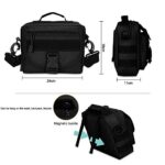 Lotisie Unisex Borsa A Tracolla Borse A Spalla Da Uomo Borsa Sacchetto Borse Messenger Borse Lavoro Scuola Campeggio Escursionismo Crossbody Bag Nero 0 0