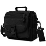 Lotisie Unisex Borsa A Tracolla Borse A Spalla Da Uomo Borsa Sacchetto Borse Messenger Borse Lavoro Scuola Campeggio Escursionismo Crossbody Bag Nero 0