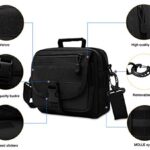 Lotisie Unisex Borsa A Tracolla Borse A Spalla Da Uomo Borsa Sacchetto Borse Messenger Borse Lavoro Scuola Campeggio Escursionismo Crossbody Bag Nero 0 3