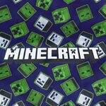 Minecraft Creeper Zombie Skeleton Stampa All Over Swim Bag Con Coulisse 0 2