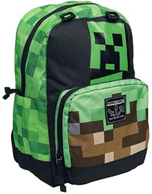Minecraft Mincecraft Creeper Zaino Unisex Adulto Mincecraft 377 X 238 103 Cm 0