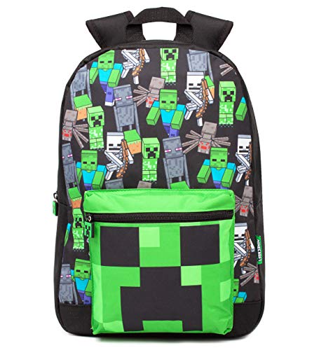 Minecraft Zaino Scuola Zaino Per Ragazzi Kids Black Gamer Bag One Size 0 Minecraft Zaino Scuola Zaino Per Ragazzi Kids Black Gamer Bag One Size 0