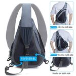 Mayee Zaino Monospalla Uomo Donna Zaino Spalla Ciclismo Impermeabile Portatile Sportivo Borsello Sling Bag Borsa A Spalla Per Viaggio Ciclismo Sport 0 4