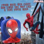 Marvel Spiderman Zaino Scuola Zainetto Bambino Per Asilo Elementare Media Con Stampa 3d E Occhi Che Si Illuminano 0 1