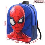 Marvel Spiderman Zaino Scuola Zainetto Bambino Per Asilo Elementare Media Con Stampa 3d E Occhi Che Si Illuminano 0 4