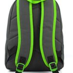 Minecraft Pixel Creeper Breakthrough Grey Zaino Dei Ragazzi Sacchetto Di Scuola 0 2