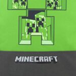 Minecraft Pixel Creeper Breakthrough Grey Zaino Dei Ragazzi Sacchetto Di Scuola 0 4