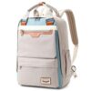 Myhozee Zaino Donna Zaino Porta Pcborsa Zaino Scuola Lavoro Viaggio Universita Con Scomparto Per Laptop E Tasca Antifurto Per Computer Portatile Da 156 Pollici Grigio 0