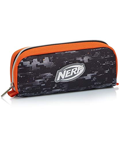 Portapenne Nerf Nation Unica Nero E Arancione Astuccio Scuola 0