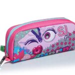 Portapenne Per La Scuola Sj Gang Facce Da Sj Rosa 0