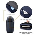 Shinyever Borsello Uomo Marrone Borsa A Tracolla Vintage Borsa A Spalla Piccola Crossbody Bag Casual Orizzontale 0 2